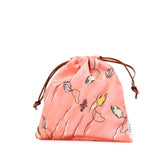 Paulas Ibiza Canvas Seashell Print Drawstring Pouch